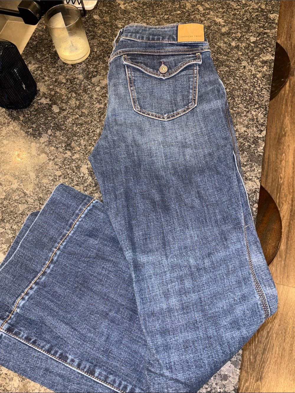American Eagle Outfitters Women’s Blue Flare Jeans